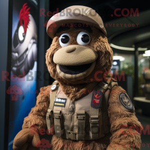 Brown Marine Recon mascot...