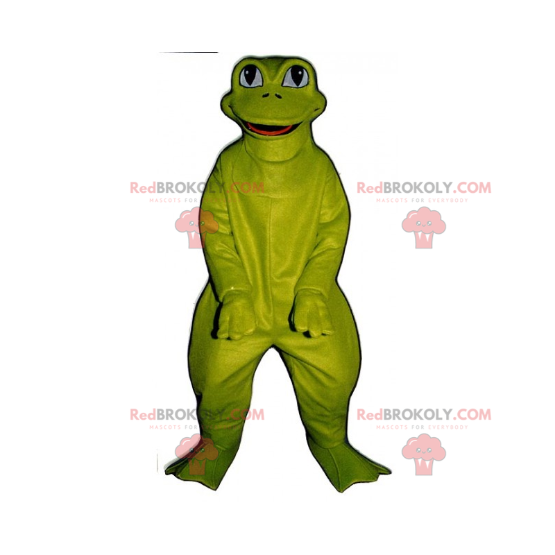 Mascot tegneseriefigur - grøn frø - Redbrokoly.com