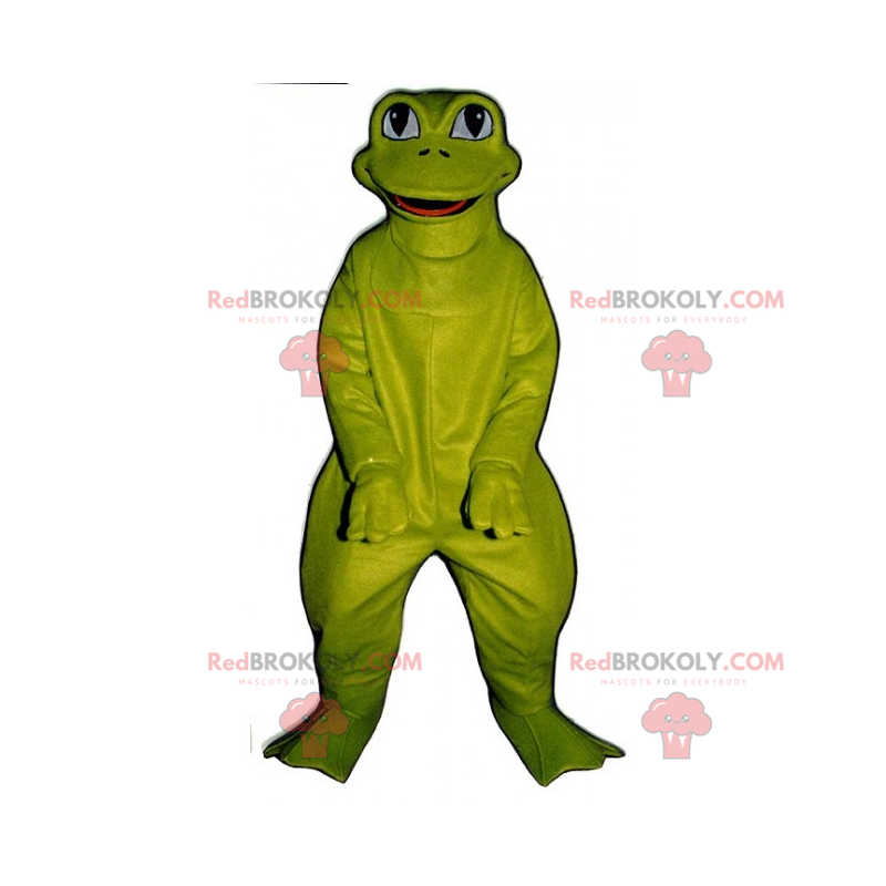 Maskot kreslená postavička - zelená žába - Redbrokoly.com Maskot kreslená postavička - zelená žába - Redbrokoly.com
