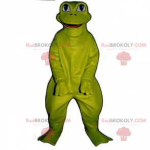 Mascot cartoon character - green frog - Redbrokoly.com