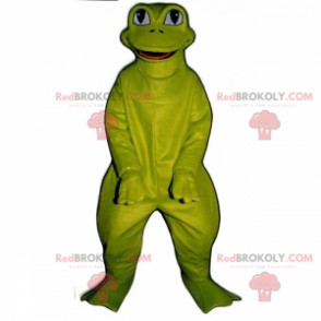 Maskot tegneseriefigur - grønn frosk - Redbrokoly.com