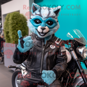 Postava maskota Cyan Civet...