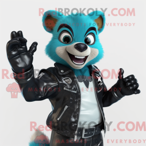 Postava maskota Cyan Civet...