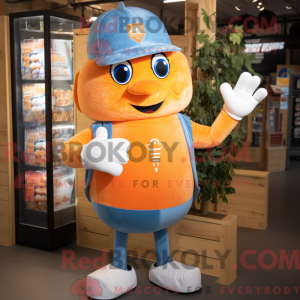Orange Ice-mascottekostuum...
