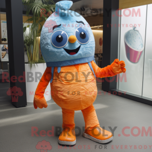 Orange Ice Maskottchen...
