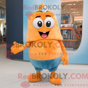 Orange Ice maskot kostume...