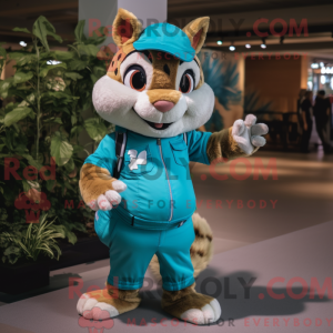 Turkis Chipmunk maskot...