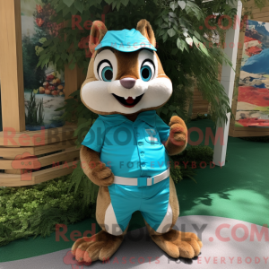 Turkis Chipmunk maskot...
