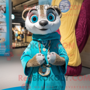 Turkis Meerkat maskot...