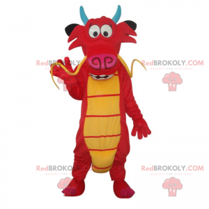 Mascote do personagem Mulan - Mushu - Redbrokoly.com