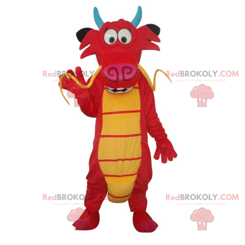 Mascotte personaggio Mulan - Mushu - Redbrokoly.com