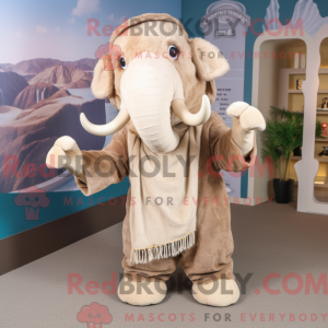 Disfraz de mascota mamut...
