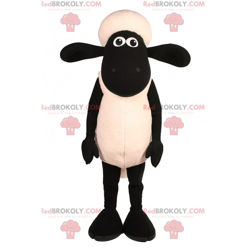 Mascota del personaje de la oveja Shaun - Redbrokoly.com