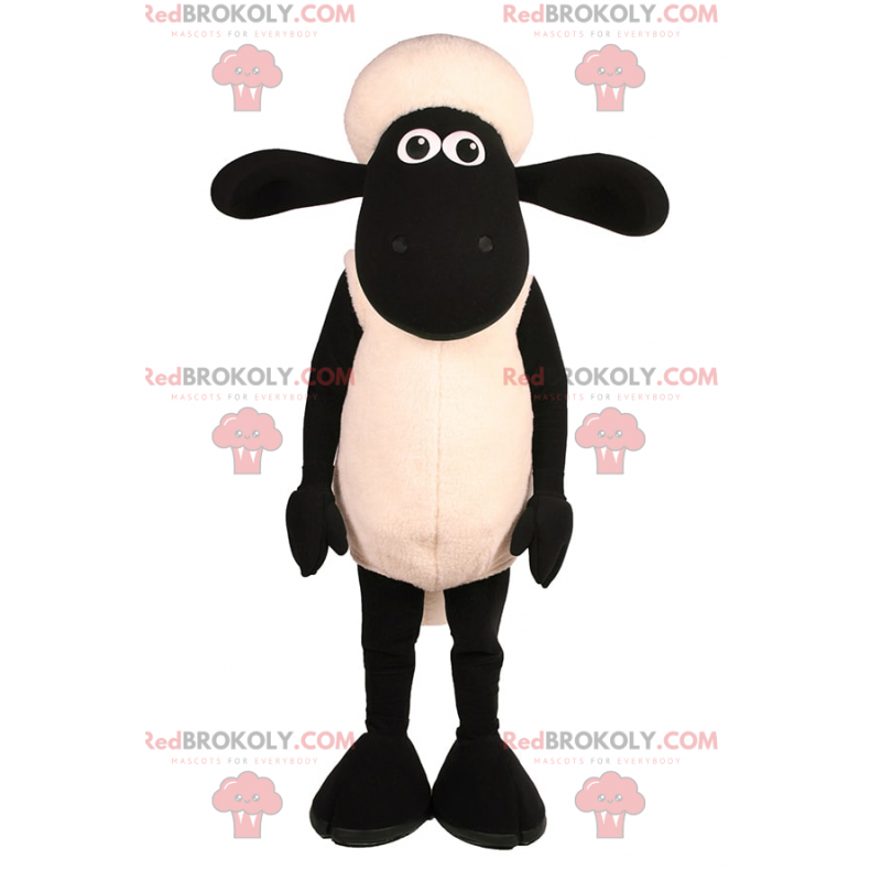 Shaun das Maskottchen des Schafcharakters - Redbrokoly.com