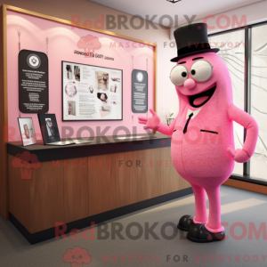 Postava maskota Pink...