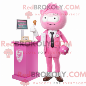 Pink Attorney mascot...