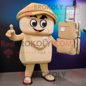 Beige Pad Thai mascot...