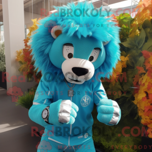 Costume de mascotte de Lion...