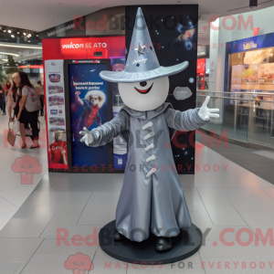 Maska Silver Witch S Hat w...