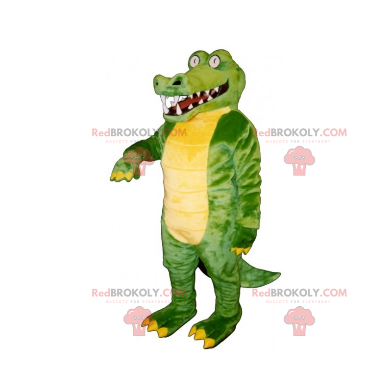 Mascot character drawing anime - Crocodile - Redbrokoly.com