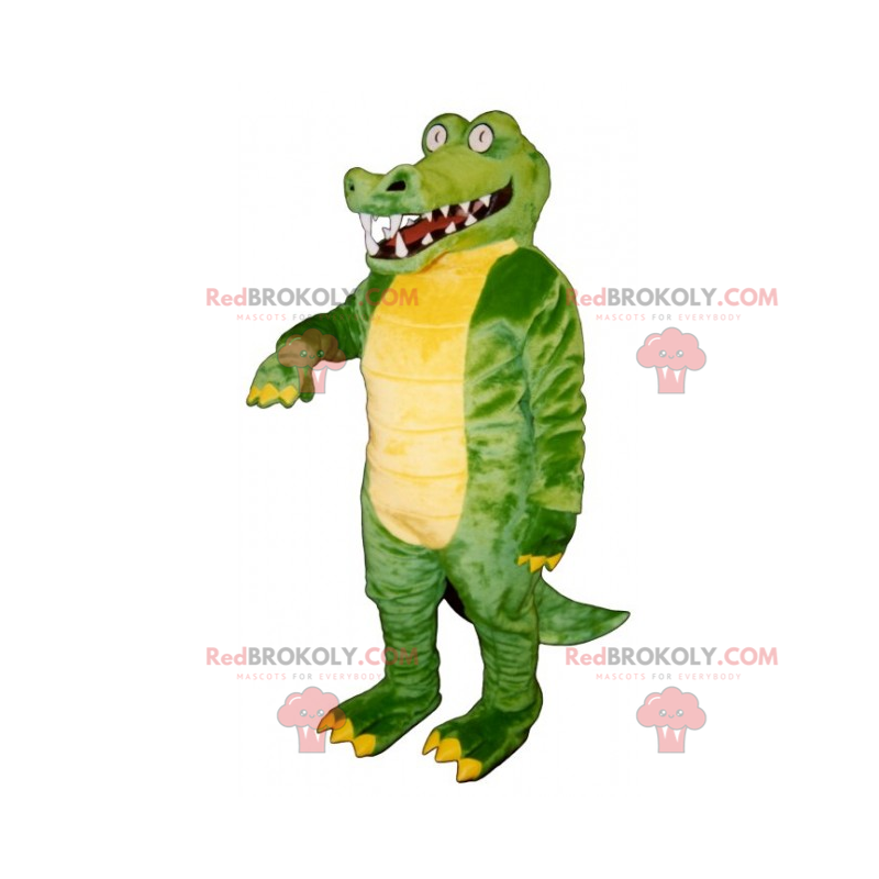 Mascotte personnage dessin anime - Crocodile - Redbrokoly.com