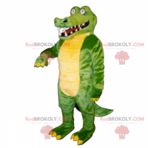 Mascot character drawing anime - Crocodile - Redbrokoly.com
