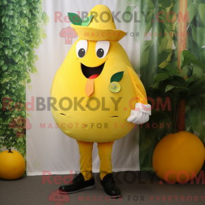 Yellow Grapefruit mascot...
