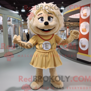 Beige armbånd maskot...