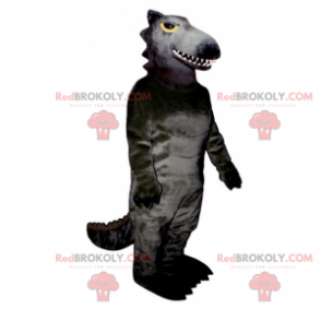 Maskot kresba postav anime - černý drak - Redbrokoly.com