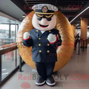 Navy Donut-maskotdraktfigur...