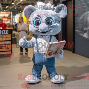 Sølv Candy maskot kostume...