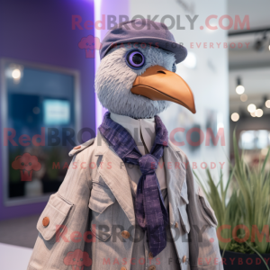 Lavendel Perlehøns maskot...