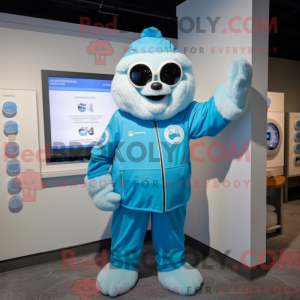 Disfraz de mascota Sky Blue...
