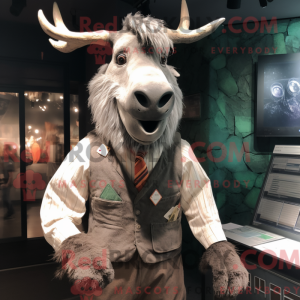 Costume de mascotte d élan...