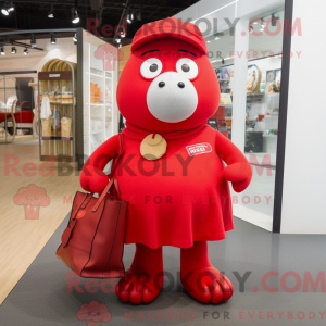Red Alliance maskot kostume...