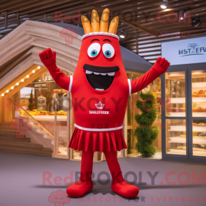 Red French Fries mascot...