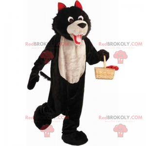 Little Red Riding Hood character mascot - Bad wolf -
