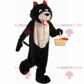 Little Red Riding Hood karaktär maskot - Bad wolf - Wolf Mascots - REDBROKO_017582 - RedBrokoly.com