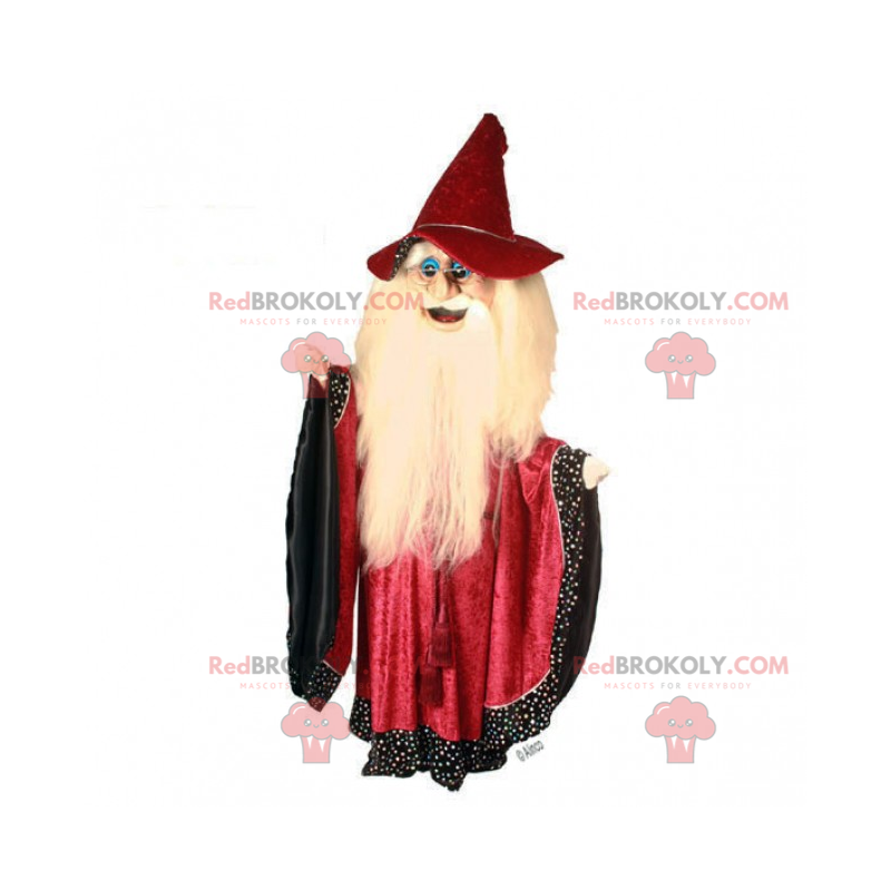 Mascotte personnage folklorique - Enchanteur - Redbrokoly.com