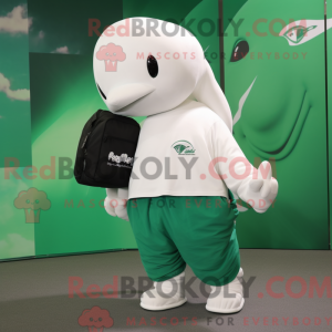 Forest Green Beluga Whale...