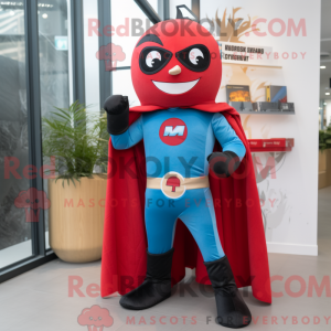 Superhero mascot costume...