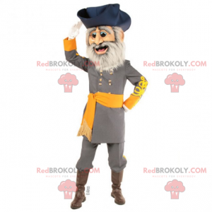 Mascotte personnage historique - Capitaine 19e siècle -