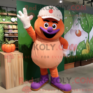 Peach Grape maskot kostume...