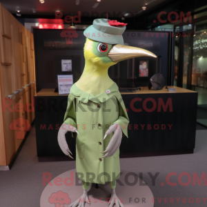 Groene specht mascotte...