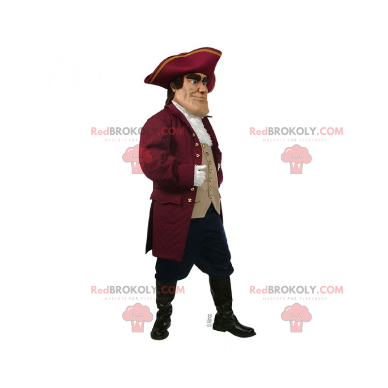 Historical character mascot - Member of the King's court -