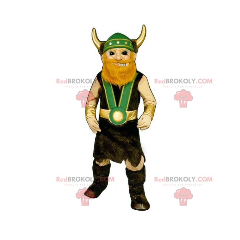 Historisk karakter maskot - Viking soldat - Redbrokoly.com Historisk karakter maskot - Viking soldat - Redbrokoly.com