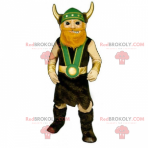 Mascota de personaje histórico - soldado vikingo -