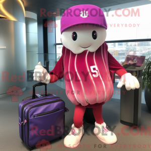 Magenta manet maskot...