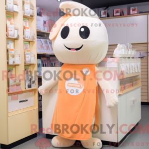 Maskottchenkostüm Peach...