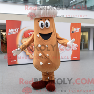 Tan Currywurst maskot...